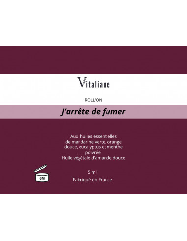 Accompagnement arrêt tabac – Roll-on naturel contre les envies de fumer | Vitaliane