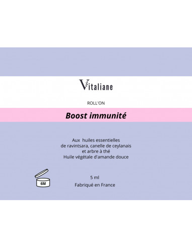 Boost Immunité – Roll-on naturel pour renforcer ses défenses | Vitaliane