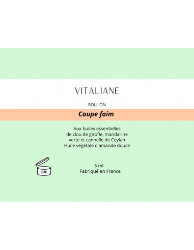 Coupe-Faim – Roll-on naturel pour réduire les fringales | Vitaliane