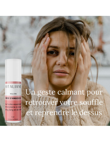 Aceites esenciales: ataque de ansiedad Roll'on 5ml