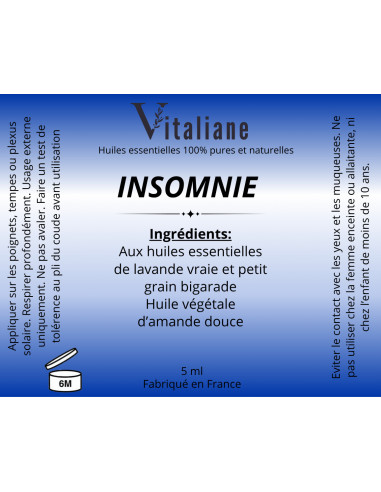 Aceites esenciales: Roll'on insomnio y noches tranquilas 5ml