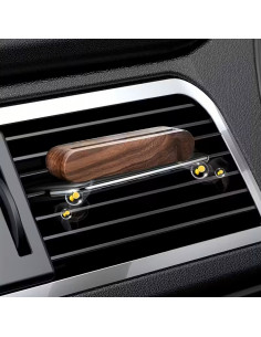 Diffuseur Parfum Voiture en Bois Naturel