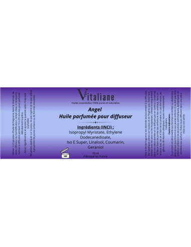 Huile parfumée Angel – Diffuseur d’ambiance | Vitaliane