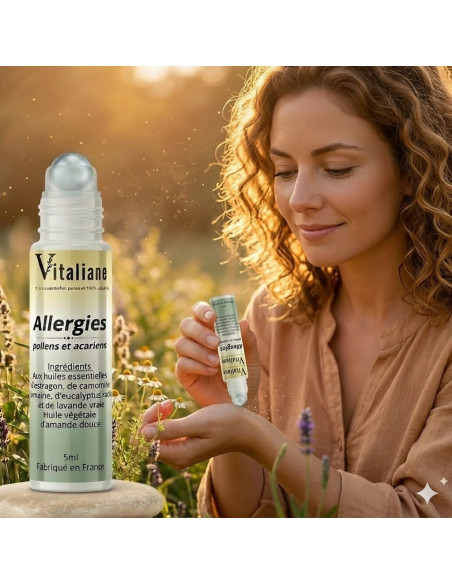 Roll-on Allergie Pollen & Acariens – Confort respiratoire | Vitaliane