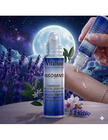 Insomnie – Roll-on nuit paisible aux huiles essentielles | Vitaliane