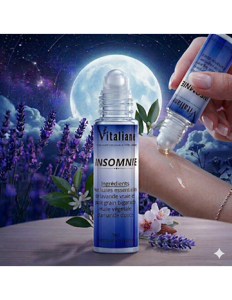 Insomnie – Roll-on nuit paisible aux huiles essentielles | Vitaliane