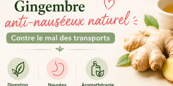 Le gingembre contre le mal des transports : un remède naturel efficace ?