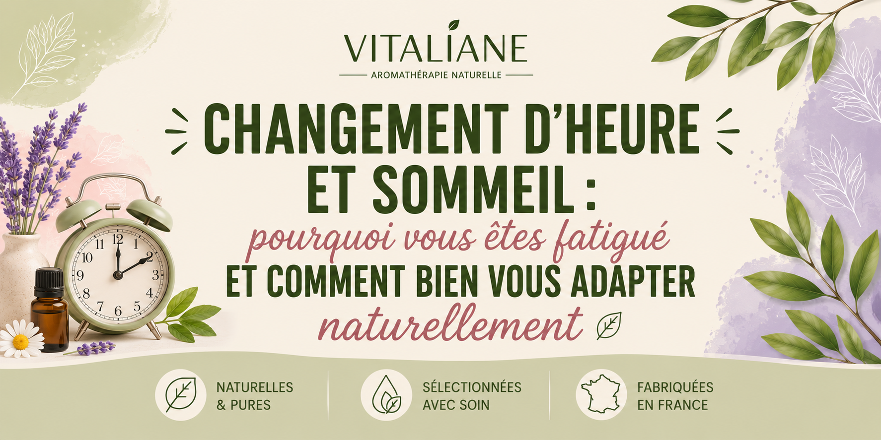 Changement d’heure et sommeil : pourquoi vous êtes fatigué et comment bien vous adapter naturellement